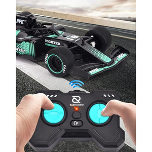 RC Spray Runner Car with Sounds Lights and Smoke-Remote Control Car for Kids