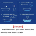 Pack of 500 Pcs In 1 Colorful Blue Water Beads Orbeez Water Expanding Gel Balls Hydrogen Balls Growing - Water Bombs - Water Bullets For Guns Orbits Gun 7-8 MM