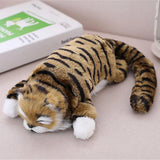 Funny Simulation Touch to Roll Electric Cat Roll Plush Animals Cats Toys Kid