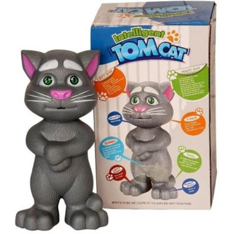Talking Tom Cat Toy For Kids Black