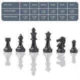2 in 1 Travel Magnetic Chess and Checkers Board Game (Foldable)
