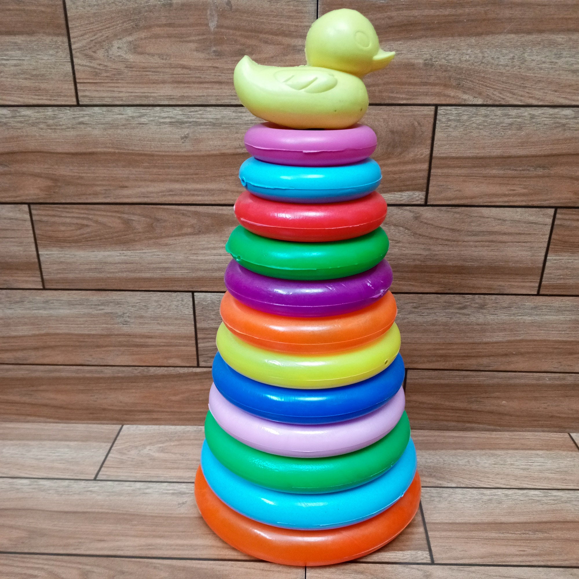 Rainbow Ring Tower Kids Ring Game Educational Toy