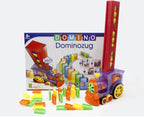 Automatic Domino Brick Laying Toy Train Domino Train Toy Set with 60 PCS Domino Blocks toy for kids Stacking Toys For Kids