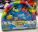 Baby Play gym Mat with Hanging Toys  Indoor games baby  Baby Play gym Mat with Hanging Toys - Play mat For Kids