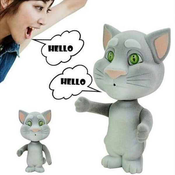 Talking Tom Cat Toy For Kids Black