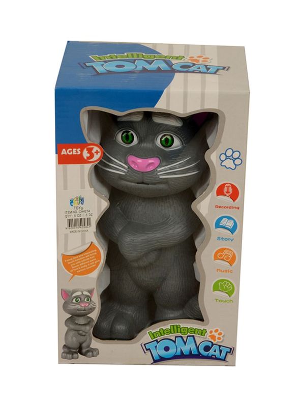 Talking Tom Cat Toy For Kids Black
