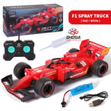 RC Spray Runner Car with Sounds Lights and Smoke-Remote Control Car for Kids
