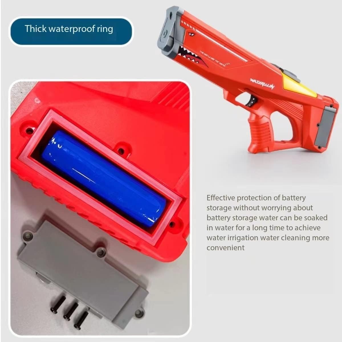 Electric Water Gun Eco Friendly Non Toxic Water Blaster with High Capacity Premium Electric Squirt Gun Automatic Water Gun for Adults & Kids