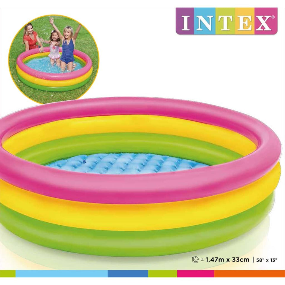 Sunset Glow Baby Pool For Kids Inflatable Kids Bath Tub For Children
