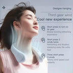 Portable Neck Fan Bladeless Hanging Sport Wearable Hands Free Cooling Fan Mini Fan Home