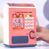 Electronic Bank Safe Box Money Boxes For Children Digital Coins Cash Saving Safe Deposit Mini ATM Machine Kids Boys Girls Toy