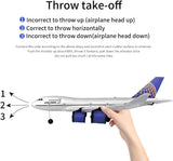 2.4G RC Airplane Radio Control Aircraft 747 3CH DIY Airplane with Light for Kids