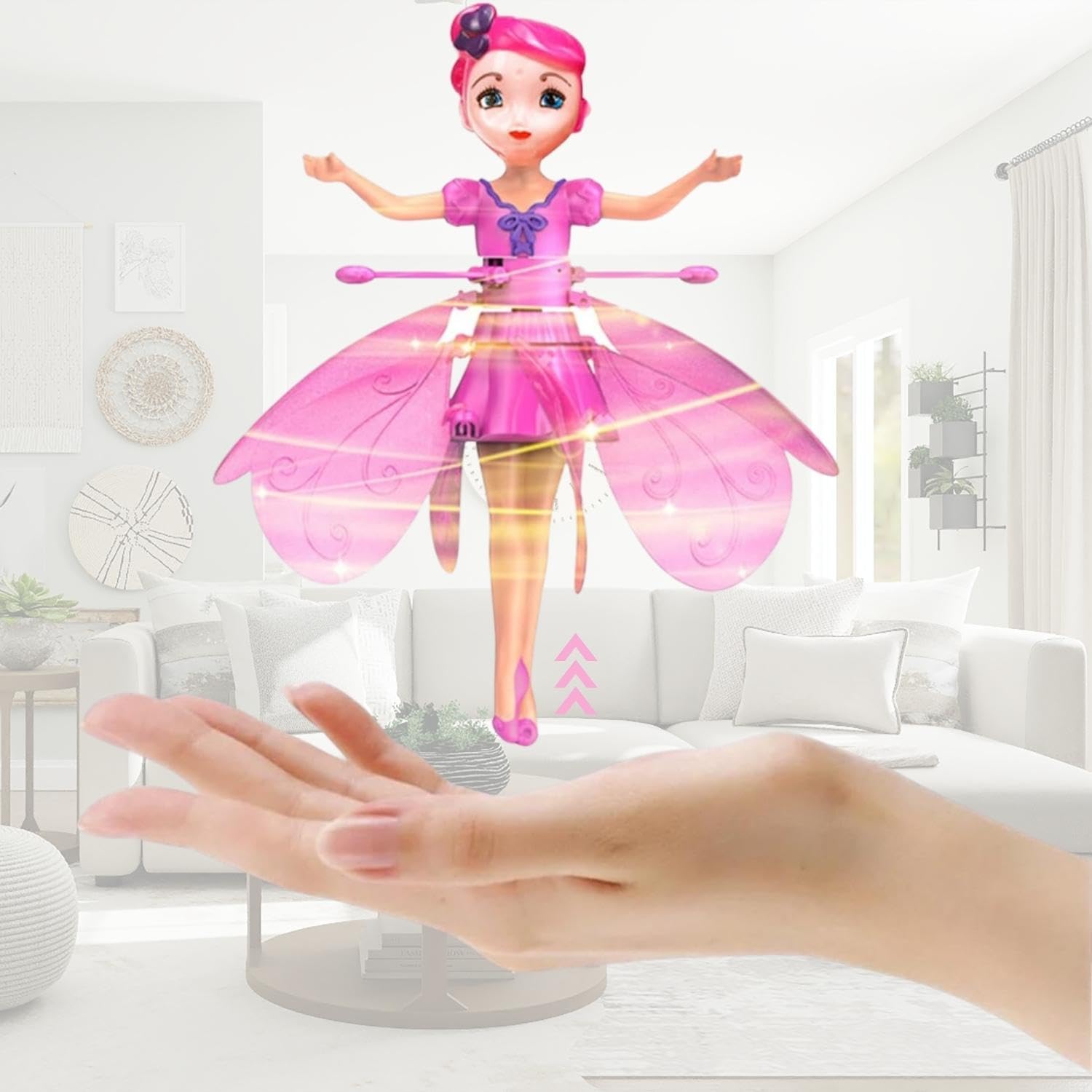 Princess Flying Fairy Motion Sensor Magic Flying Fairy Doll