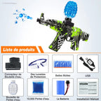 Electric Gel Ball Blaster Gun AK47 Splatter Blasters Automatic, Ball Blaster for Splat Gun Automatic Outdoor Activities-Boys and Girls Fighting Shooting Team Game