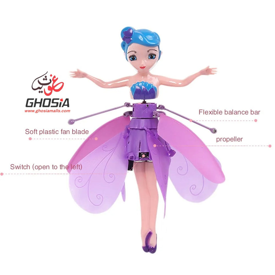 Princess Flying Fairy Motion Sensor Magic Flying Fairy Doll