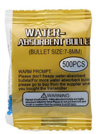 Pack of 500 Pcs In 1 Colorful Blue Water Beads Orbeez Water Expanding Gel Balls Hydrogen Balls Growing - Water Bombs - Water Bullets For Guns Orbits Gun 7-8 MM