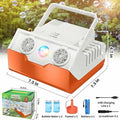Bubble Machine Automatic Bubble Blower, 16000+ Bubbles Per Minute for Kids Toddlers, Bubble Machine with Dual Motors and LED Lights, Battery Operated Bubble Toys for Indoor Outdoor Birthday Parties