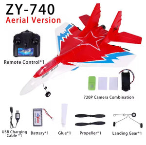 ZY-740 RC Plane 2.4G Remote Control EPP Foam RC Aircraft Fighter Toys For Kids Gifts