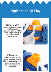 Air Gun Toys Running Man's Same Large High Pressure Water Gun Children's Long Range Beach Outdoor Toys for Kid Boys Girls