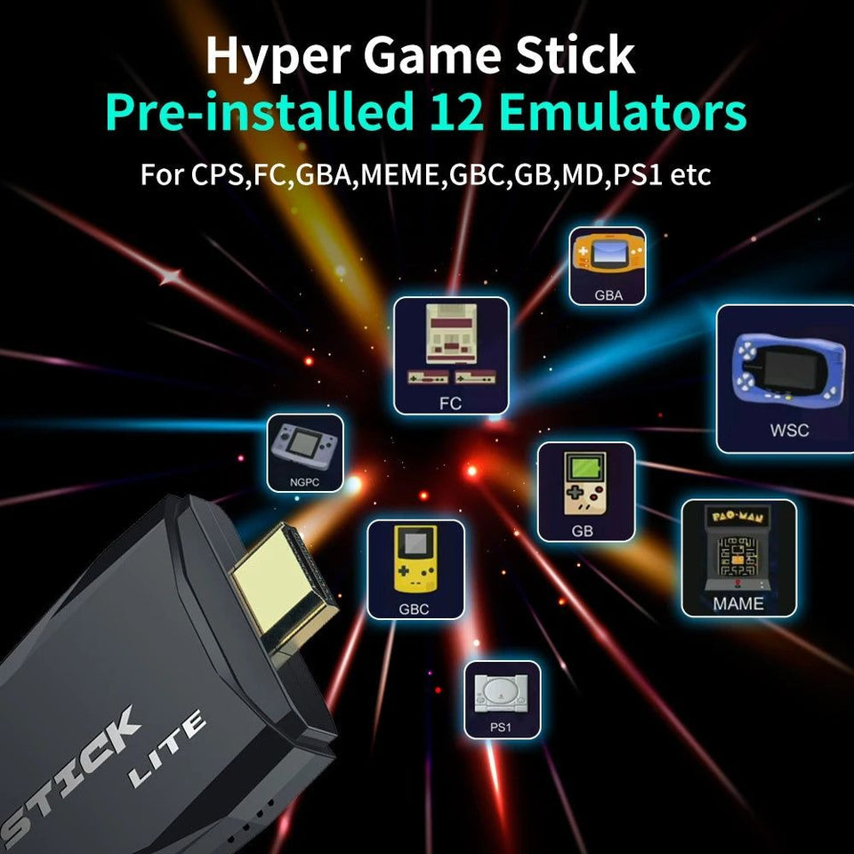 2.4 G Wireless Controller Gamepad with 64GB memory Free