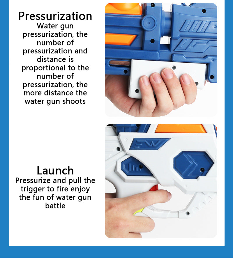 Air Gun Toys Running Man's Same Large High Pressure Water Gun Children's Long Range Beach Outdoor Toys for Kid Boys Girls