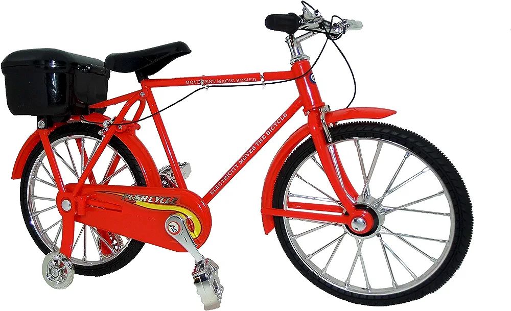 Casper Deal Plastic Exquisite Funny Battery Operated Musical Bicycle Toy for kids (Red)
