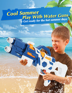 Air Gun Toys Running Man's Same Large High Pressure Water Gun Children's Long Range Beach Outdoor Toys for Kid Boys Girls