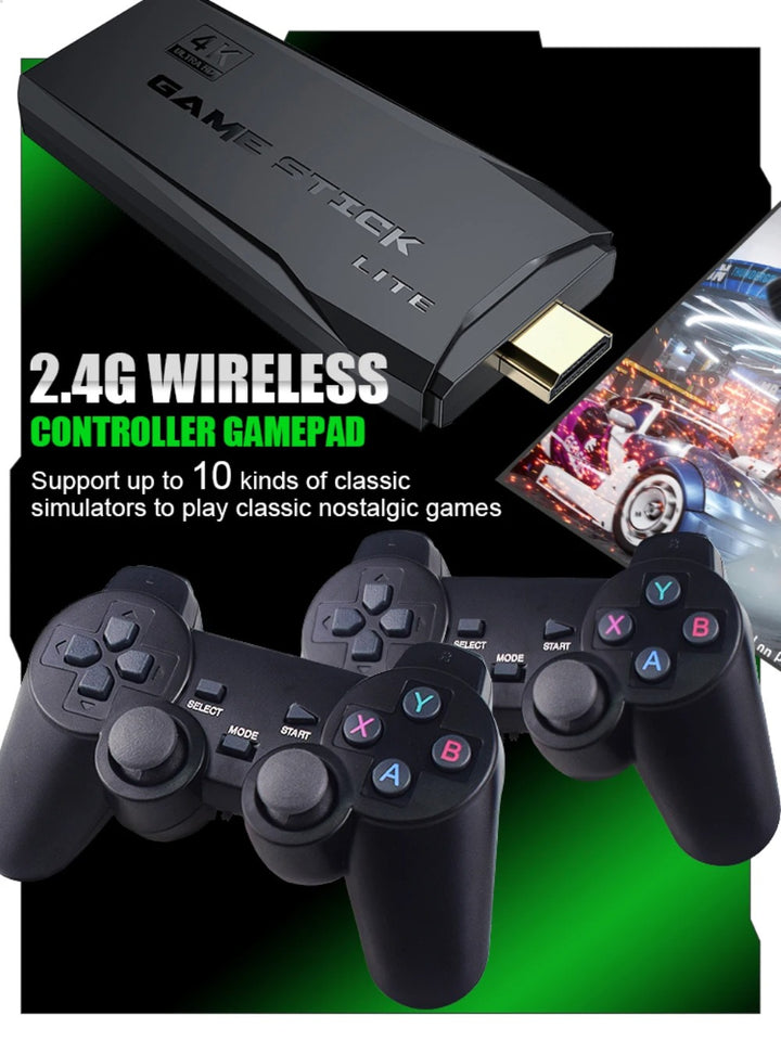 2.4 G Wireless Controller Gamepad with 64GB memory Free