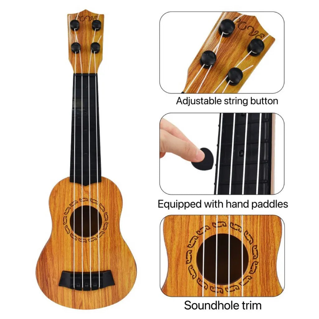 Children Guitar Toy Can Be Used To Play Elementary Instruments