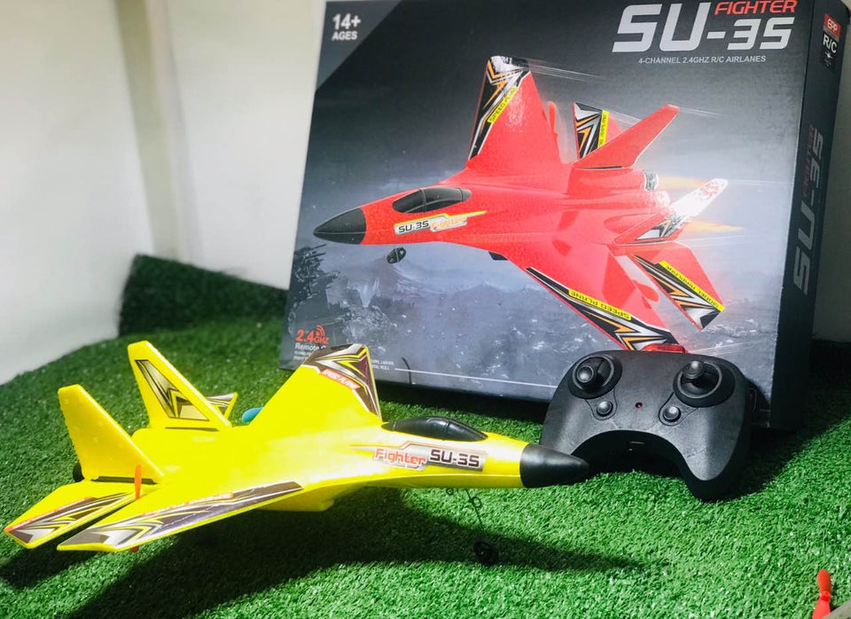 SU35 Foam Plane for kids Remote control Fighter Jet