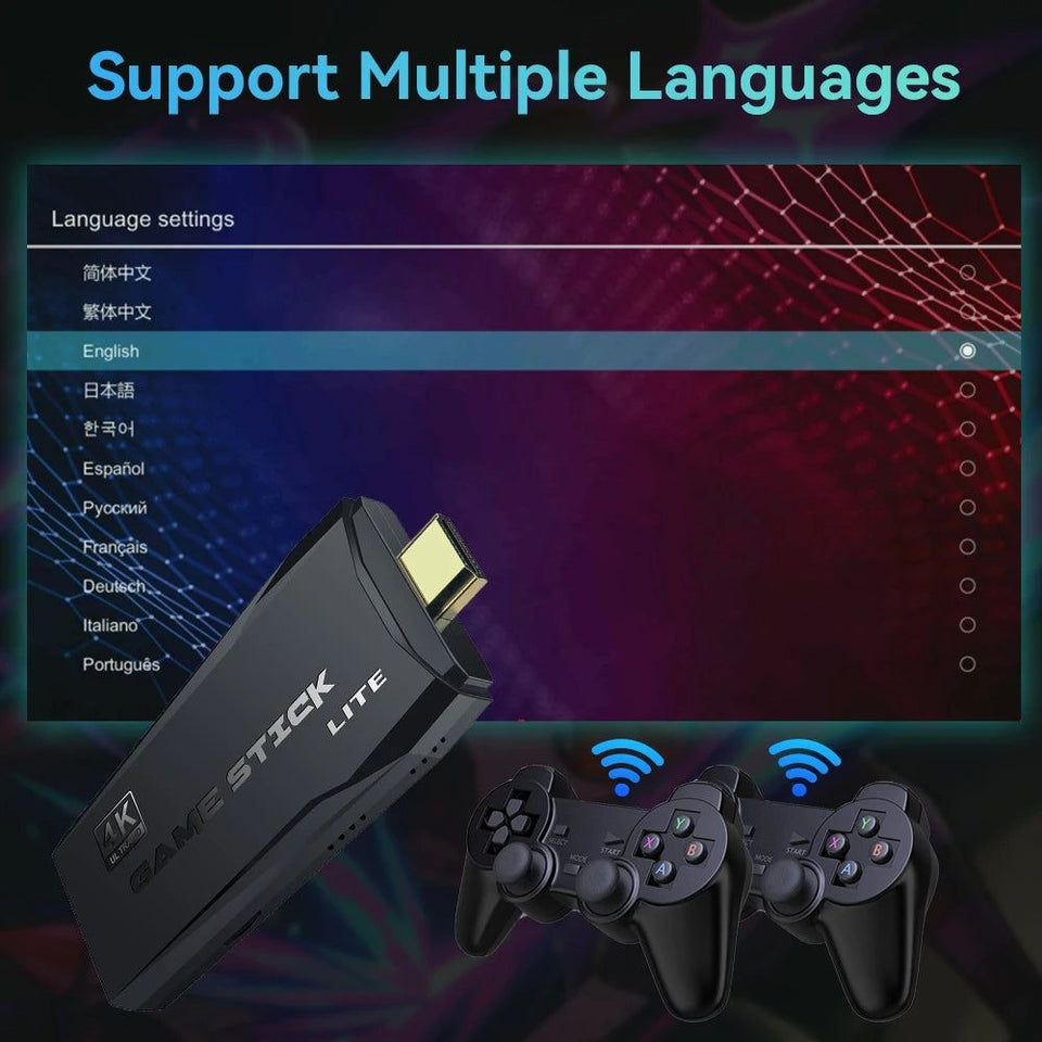 2.4 G Wireless Controller Gamepad with 64GB memory Free