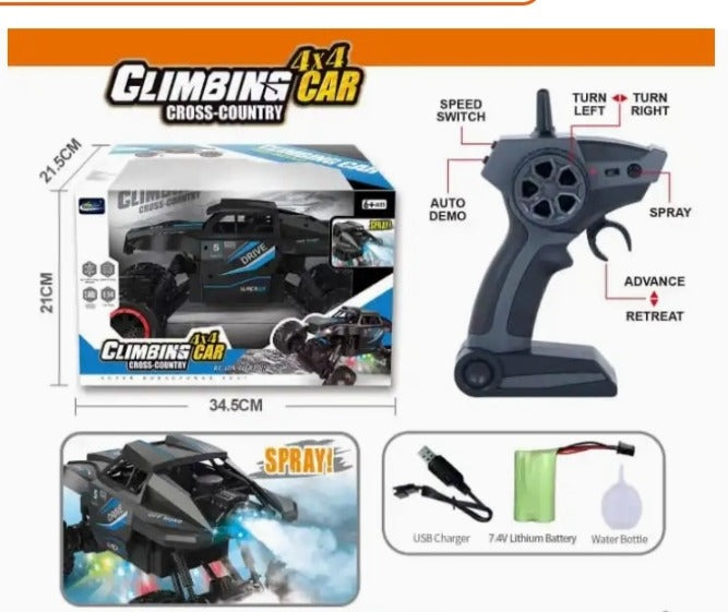 Remote Control Car - Stunt Racing Car - Remote Control Cars For Boys - Rc Car - Off Road Vehicle Remote Control Car