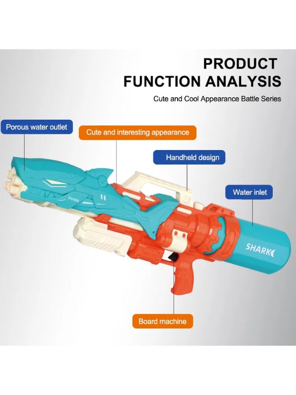 SplashTyrant UltraSoak Twin-Stream Water Cannon with Maximum Soak Power for the Ultimate Outdoor Water Fight Experience