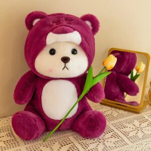 Hoodie Bear  Cute  Colorful  Comfy