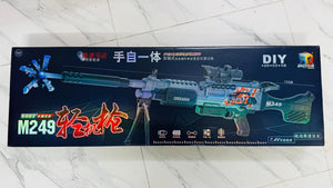 Machine Gun M249 Gel Blaster Automatic Electric Rechargeable