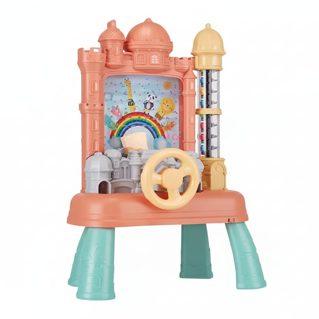 Electric Ball Catching Machine Educational Castle Desktop Gaming Machine Toy Parent-child Interaction Funny Toys Gifts