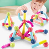 36 PCS Megnetic Buildind Blocks Set Early Learning Megnetic Stricks Balls Assembling Game