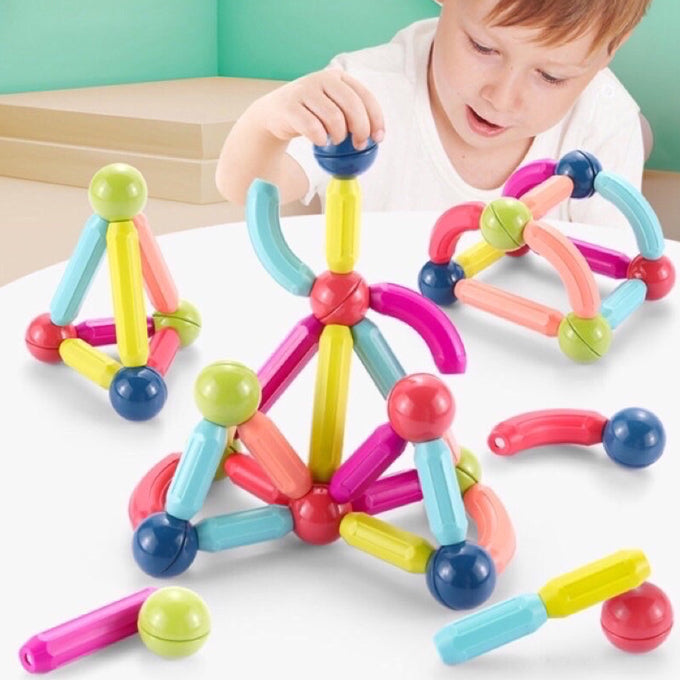 36 PCS Megnetic Buildind Blocks Set Early Learning Megnetic Stricks Balls Assembling Game