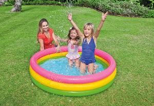Sunset Glow Baby Pool For Kids Inflatable Kids Bath Tub For Children Small