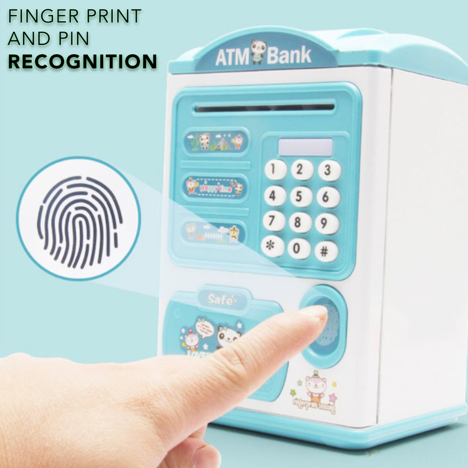 Electronic Bank Safe Box Money Boxes For Children Digital Coins Cash Saving Safe Deposit Mini ATM Machine Kids Boys Girls Toy