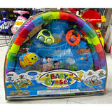Baby Play gym Mat with Hanging Toys  Indoor games baby  Baby Play gym Mat with Hanging Toys - Play mat For Kids