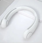 Portable Neck Fan Bladeless Hanging Sport Wearable Hands Free Cooling Fan Mini Fan Home