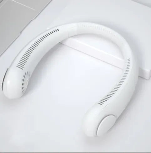 Portable Neck Fan Bladeless Hanging Sport Wearable Hands Free Cooling Fan Mini Fan Home