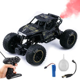 Rc Monster Truck Remote Control Car for Kids with Mist Sprayer,5 Function 1:18 Rc Car Toys for Boys,Rock Crawler 2Wd Offroad High Speed Remote Car Toys for Kids 3 Years 12