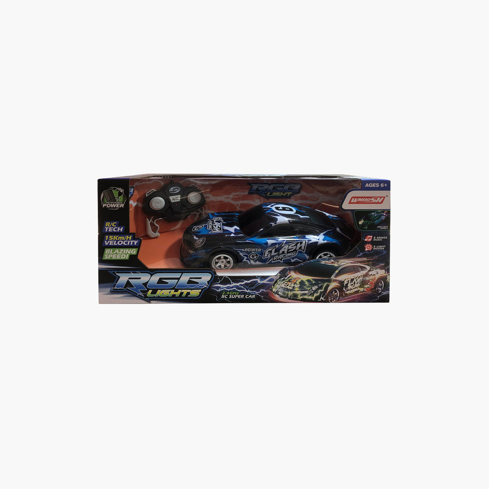2.4 GHz RC Super Car with RGB Lights 15KM/H Speed