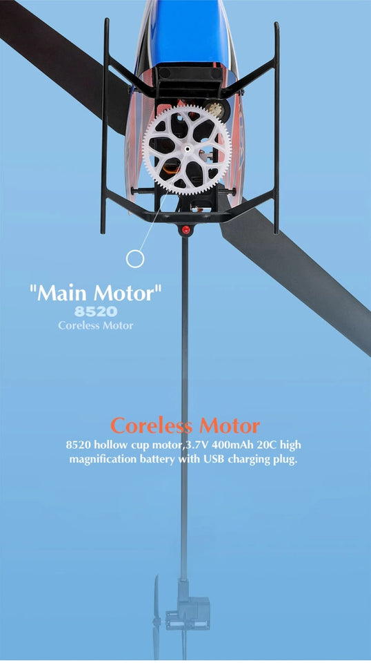 WL HELICOPTER 4CH SINGLE BLADE