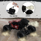 Rc Monster Truck Remote Control Car for Kids with Mist Sprayer,5 Function 1:18 Rc Car Toys for Boys,Rock Crawler 2Wd Offroad High Speed Remote Car Toys for Kids 3 Years 12
