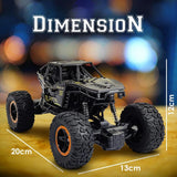 Rc Monster Truck Remote Control Car for Kids with Mist Sprayer,5 Function 1:18 Rc Car Toys for Boys,Rock Crawler 2Wd Offroad High Speed Remote Car Toys for Kids 3 Years 12