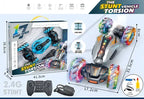 360degree Stunt Rolling Radio Control Car Toy Remote Control RC Twist Stunt Car Double Side Running Newest Gesture Hand Watch Control Toy Cars