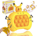 Cartoon Fast Pop Game it Handheld Games - Quick Push Bubble Light Up Sensory Fidget Toys for Kids - Christmas Birthday Gifts for 3-12 Year Old Girls Boys